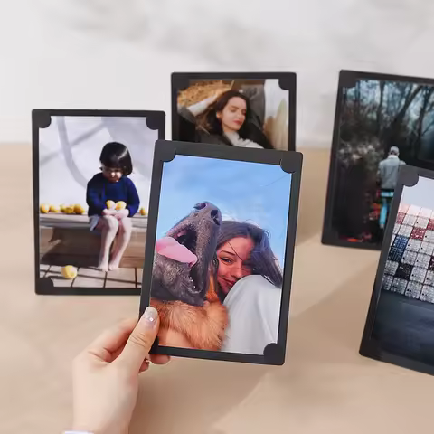 5pcs indentation cardstock picture frame 6 "7" 8 "photo in one two-way bracket cardstock picture fra