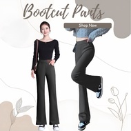 KGT Bamboo Slack P2 Seluar Slack Mini Bootcut Plus Size 230 GSM Perempuan Ladies Bootcuts Seluar Get