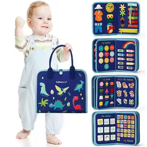 Montessori Busy Board Early Education Board Children's Learning Enlightenment Teaching Aids Learning
