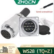 Aviation Plug WS28-2-3-4-7-10-12-16-17-20P24 Pin 26-Core TQ/Z Formal Installation Connector