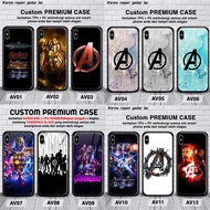 Custom case avengers oppo reno,reno 10x zoom,reno z,reno 2,reno 2f caseing glass premium oppo