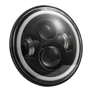 23cm Wrangler Headlight 4 Beads Full Circle Aperture Harley Motorcycle Headlight 7 Inch Modified led