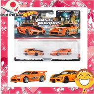 [Direct from Japan] Hot Wheels Premium 2-Pack Fast &amp; Furious 2021 Toyota GR Supra/Toyota Supra [3 years old~] HKF54