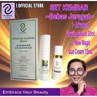 SET KEMBAR BEBAS JERAGAT BY.Dr.Cute.mengandungi ADVANCED GLOWING SERUM Dan Magic Duo Cream serta FRE