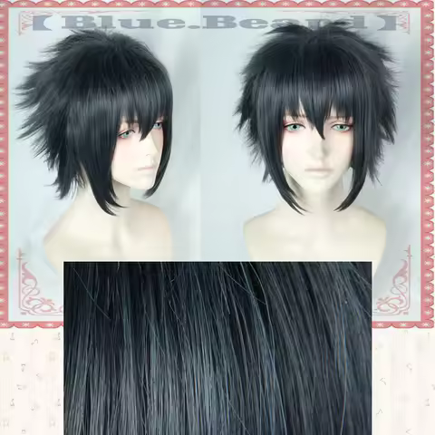Game Noctis Lucis Caelum Cosplay Wig Final Fantasy XV Costume FF15 XV Anime Wigs Halloween Costumes 