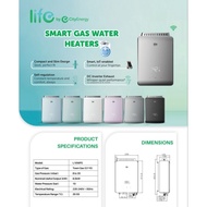 Aerogaz/NEWEST Gas Water Heater : Life L10WFE for HDB by City Energy ( 6 exciting colours)