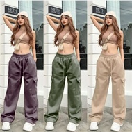Haruka Cargo Pants - High Waist Cargo Pants - Women's Cargo Pants