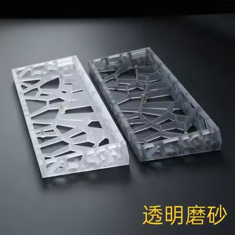 New WW60 Hollow Keyboard Case GH60 Hole Fog Transparent Case for MADCATZ Mad60/Win60 Wooting60 Mecha
