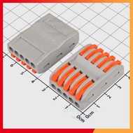 [2 Pieces]- PCT-5-5 Coupling, 5-Slot Wire Connector 32A 250V, Wire Size 0.08-4mm2 Shop