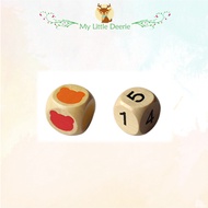 COLOUR & NUMBER DICE (Set of 2)