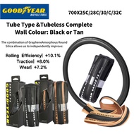 Goodyear Tire Eagle F1 700x25/28C/30C/32C Road Bike 120TPI Tubeless/Tube Bicycle Tyre Clincher Foldable Gravel Cycling Parts