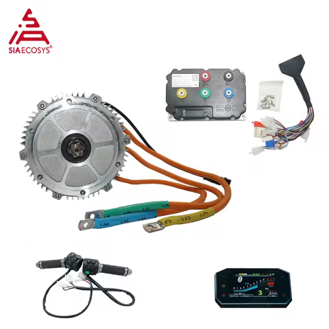 SiAECOSYS SIA138-60 2500W Mid Drive Motor Kit 60N.m Torque with Fardriver ND72300 Controller SCJ5066