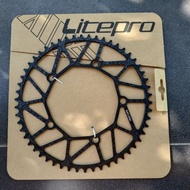 LITEPRO NARROW Wide 54T Chainring 130 mmBcd - Black
