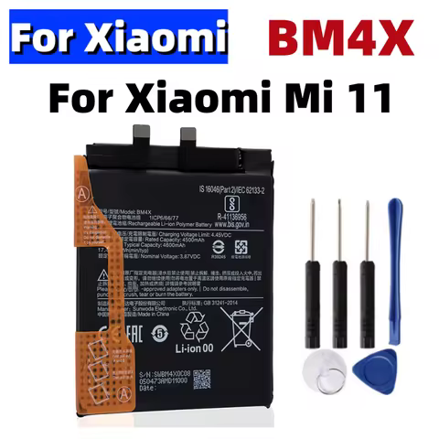 BM4X New High Quality 4710mAh Phone Battery For Xiaomi 11 Xiaomi11 Mi11 Replacement Batteries Bateri