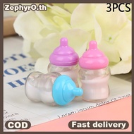 3PCS Dollhouse Baby Bottle Accessories Play House Toys Furniture Doll House Miniature Accessories