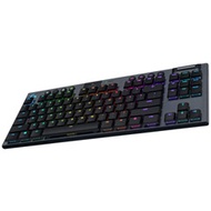 羅技 G913 TKL Lightspeed 無線 RGB 機械式遊戲鍵盤（黑，青軸）