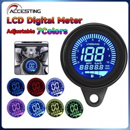 Universal Motorcycle LCD Digital Speedometer Odometer Fuel Meter Tachometer for Motorcycle