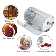 Silver rotary baking oven for peanut bean drying coffee bean BBQ rotisserie grill oven basket