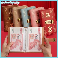 Password lock for bankbook, cash account book, wallet bankbook, online celebrity financial account b