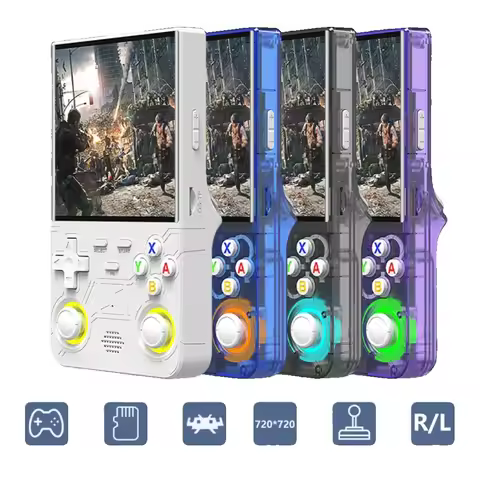 R36 Ultra Handheld Game Console Open Source 4inch Portable Video Game Player Cortex-A35 CPU WiFi Ret