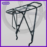 [Iniyexa] Pannier Rack, Bike Cargo Rack Rear Rack Luggage Carrier Rack for Folding Bike, Mountain Road Bike, Equipment