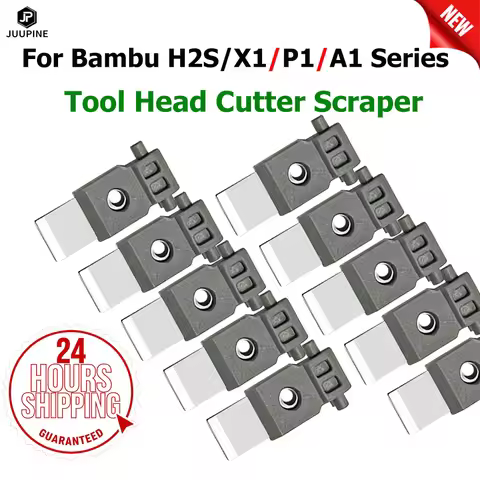 Filament Cutter Blades for Bambulab H2S，A1, P1, X1 Series 3D Printer Precision Metal Cutting Blade P