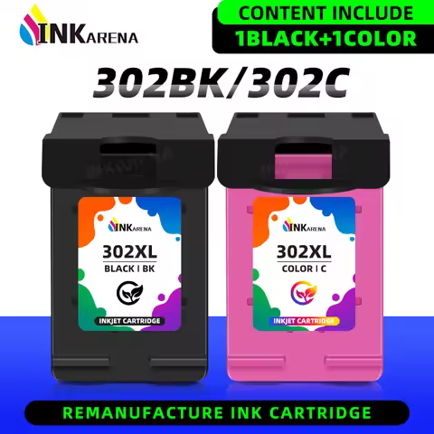 302 For HP 302 Ink Cartridge HP 302 HP302 XL Remanufactured Deskjet 2130 2131 1110 1111 1112 3630 52