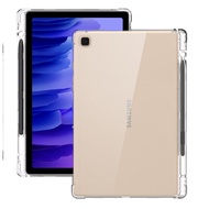 Clear Case Samsung Tab A8 10.5 X200, A7 Lite 8.7", S7 T870, S6 Lite, A7 10.4, Tab A 8 10.1 2019 Transparent Casing Silicone Cover With Pen Slot