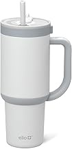 Ello Oasis 30 oz Tumbler with Handle & Retracting Straw | Reusable Insulated Stainless Steel Cup 100