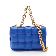 【二手】Bottega Veneta BOTTEGA VENETA單肩包 The Chain Cassette 2WAY 631421 藍色 其他 The Chain Cassette 單肩包 女士