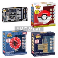 「新貨預訂」 Funko pop Bitty Pop Star Wars Death Star Pokemon Poke Ball Display Shelf Spider-man Spiderman