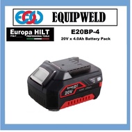 EUROPA HILT E20BP-4 20V X 4.0AH BATTERY PACK (E20AG EBL20AG E20HD EBL20ID EBL20IW E20IW-HT E20JS E20