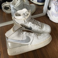 Nike af1 high x 3m summit white casual original murah - sneakers second market