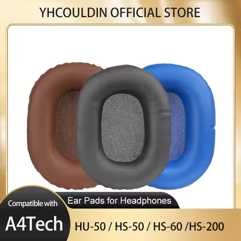 Earpads Replacement for A4Tech HU50 Headphones HS 50 / 60 / 200 Headset Pad Cover Soft Ear Cushion C
