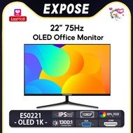 EXPOSE Monitor 22 นิ้ว 75Hz ES0221 เต็มจอไร้ขอบ จอแสดงผล สำนักงาน 22inch IPS 1MS LED Full HD 1920x10