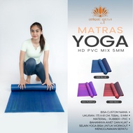 HD PVC Mix 5mm Yoga Mat / 5mm Thick Yoga Mat / Yoga Mat / Pilates Yoga Mat / Pound Fit Mat / Pound F