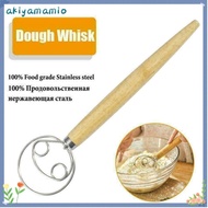 AKIYAMAMIOAQ Stainless Steel Coil Whisk Egg Beater Flour Coil Mixer High Quality Flour Mixer Flour B