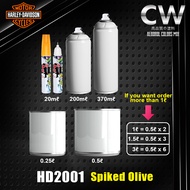 [ Hijau Harley Davidson Spiked Olive ] HD2001 Cover Set Kaler 370ml 0.25L 0.5L Spray Cat 2K Aikka