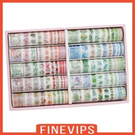 [FINEVIPS] 100 Rolls Washi Tape Sticker Paper Masking Decorative Tape