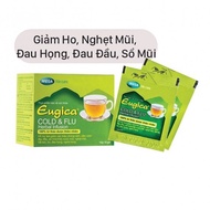 Eugica Solution Tea From Herbs, Flu Prevention, Stuffy Nose, Sneezing, Colds From Ginger, Black Pepper, Hometown - Box Of 10 Packs