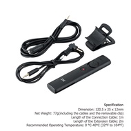 JJC SR-P2 Cable Switch Wired Remote Control Replaces DMW-RS2 Shutter Release Video Controller for Pa