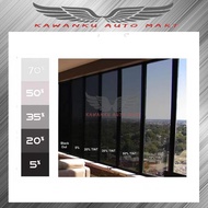 Tinted Rumah Kereta UV Black Film Car/Home Window Film Korea Privacy UV Protection 150cm