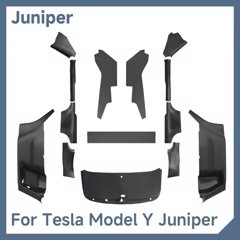 For Tesla Model Y Juniper Accessories TPE Door Sill Protector Trunk Tailgate Trunk Side Panel Center
