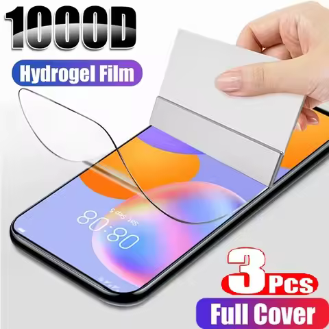3PCS Screen Protector For Huawei Y9A Y9 Prime Y9S Y9 Y7P Y7A Y7 Y6 Pro Hydrogel Film For Huawei Y7 Y