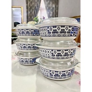 Mangkuk Kaca / Mangkuk Kaca Berpenutup/ Food Storage / Container Food Storage / Casserole Set / Cass