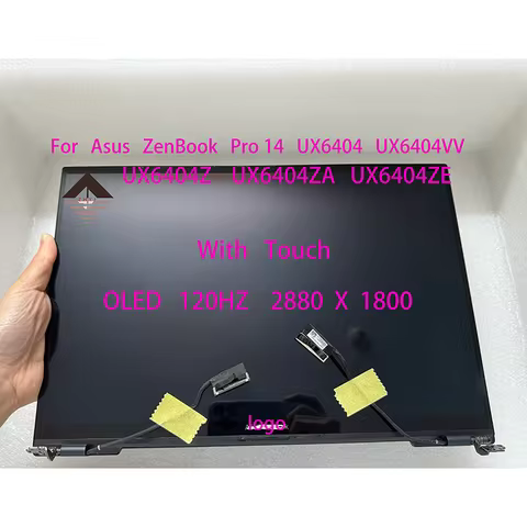 Montaje OLED táctil para ordenador portátil ASUS Zenbook Pro 14, 14,5 pulgadas, UX6404, UX6404V, UX6