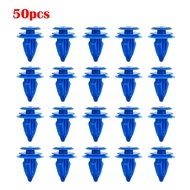 50x Car Wheel Arch Fender Curved Trim Clips Replace Part LR027255 Blue Nylon For Rover Range Evoque 