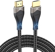 DIOOEER HDMI 2.1 Cable 10FT/3M, 8K Ultra High Speed HDMI to HDMI Cable (8K@60Hz, 4K@120Hz) 48Gbps, HDCP 2.2&amp;2.3, DTS:X, eARC, HDR10 HDMI 2.1 Cord Compatible with Roku TV/HDTV/Monitor/PS5/Blu-ray