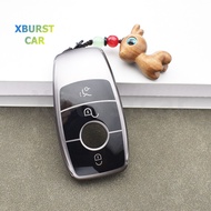 3 Buttons Auto Shell Bag Gun Grey TPU Car Key Cover Case For Mercedes Benz W177 W205 W213 W222 G63 X