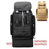 80L Large Capacity Travel Backpack Beg Travel Military Backpack Daki Gunung Camping Tactical Bagpack